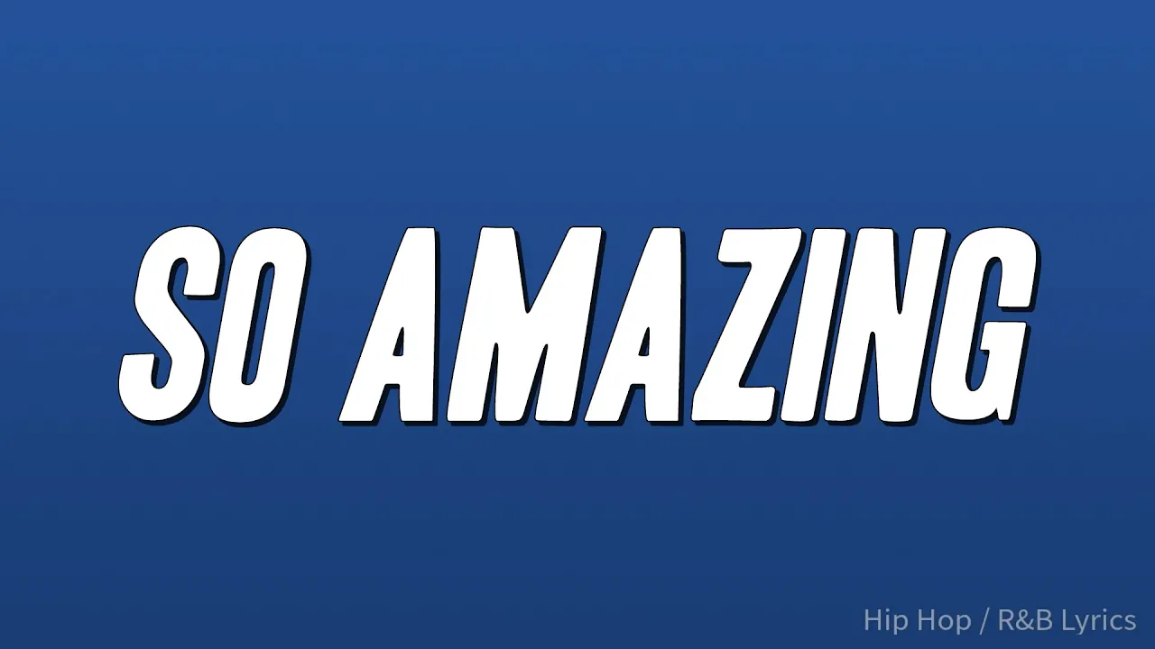 Luther Vandross - So Amazing (Lyrics)