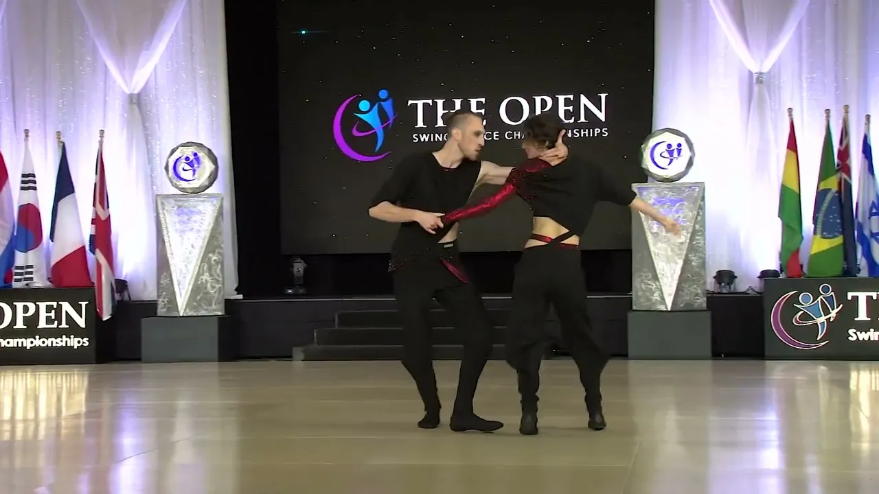 Jakub Jakoubek and Emeline Rochefeuille - 3rd place Classic - The Open 2023