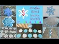 5 Snowflake Themed Learning Activities Pre School Learning Homeschool