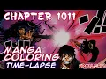 Coloring Time-Lapse One Piece Manga Chapter 1011 - Kaido vs Luffy Spoilers TCB Scans Feature