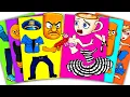 Download Lagu Italian Brainrot THE BAD POLICE Tung Tung Tung Sahur and Ballerina Cappuccina | Sticker Book DIY