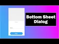 Android Bottom Sheet Dialog Android Studio Tutorial Bottom Sheet Dialog