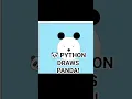 Drawing a Cute Panda Using Python