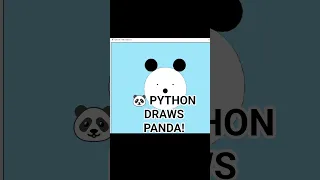 Drawing a Cute Panda Using Python