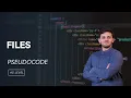 Files in Pseudocode AS Level Computer Science 9618 Paper 2