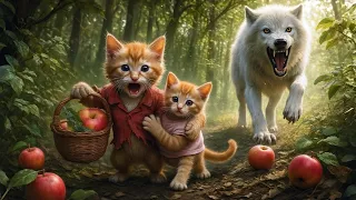 Two Poor Kittens Were Mocked for Not Having Money to Buy a Meat Skewer 🍖😿💔 White Wolf…🐺🍎 #hdminds