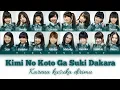 Download Lagu JKT48 - Kimi No Koto Ga Suki Dakara (Karena Kusuka Dirimu) 2013 Ver. Color Coded Lyrics