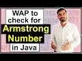 Program To Check for Armstrong Number in Java by Deepak