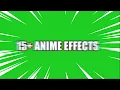 Green Screen Anime (15 + Effects 4K / Free Download Link)