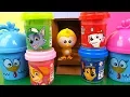 Download Lagu Pintinho Amarelinho Escolhe Potinhos Para Descobrir Personagens Patrulha Canina e Galinha Pintadinha