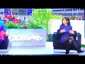 ESPN Hot Leg s of Mina Kimes in Black Tights