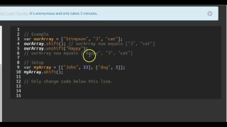 Manipulate Arrays With unshift freeCodeCamp Basic Javascript