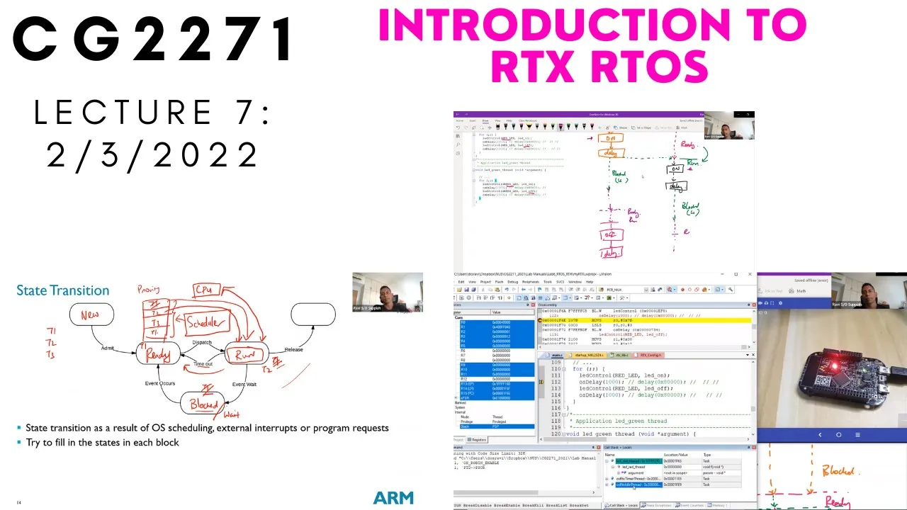 CG2271 Week7: Intro to RTOS