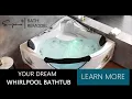 2023 59 in Whirlpool Corner Bathtub - Empava-59JT319LED