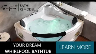2023 59 in Whirlpool Corner Bathtub - Empava-59JT319LED