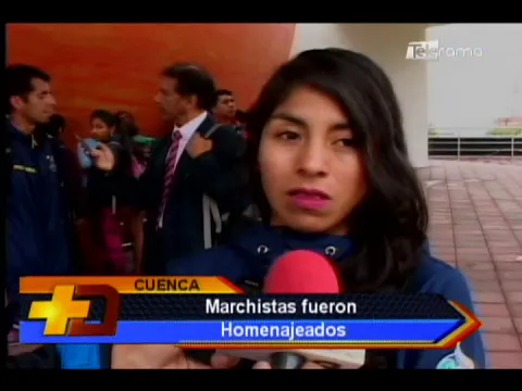 Marchistas fueron homenajeados