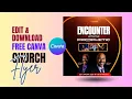 FREE CANVA Flyer Church flyer - Fully Editable WORD Wait in prayer