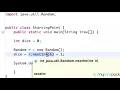 Java s Random Class and Methods