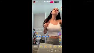 bhad bhabie nipples hard on instagram live