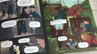 A Look Inside Usborne Graphic Legends The Adventures of King Arthur Book