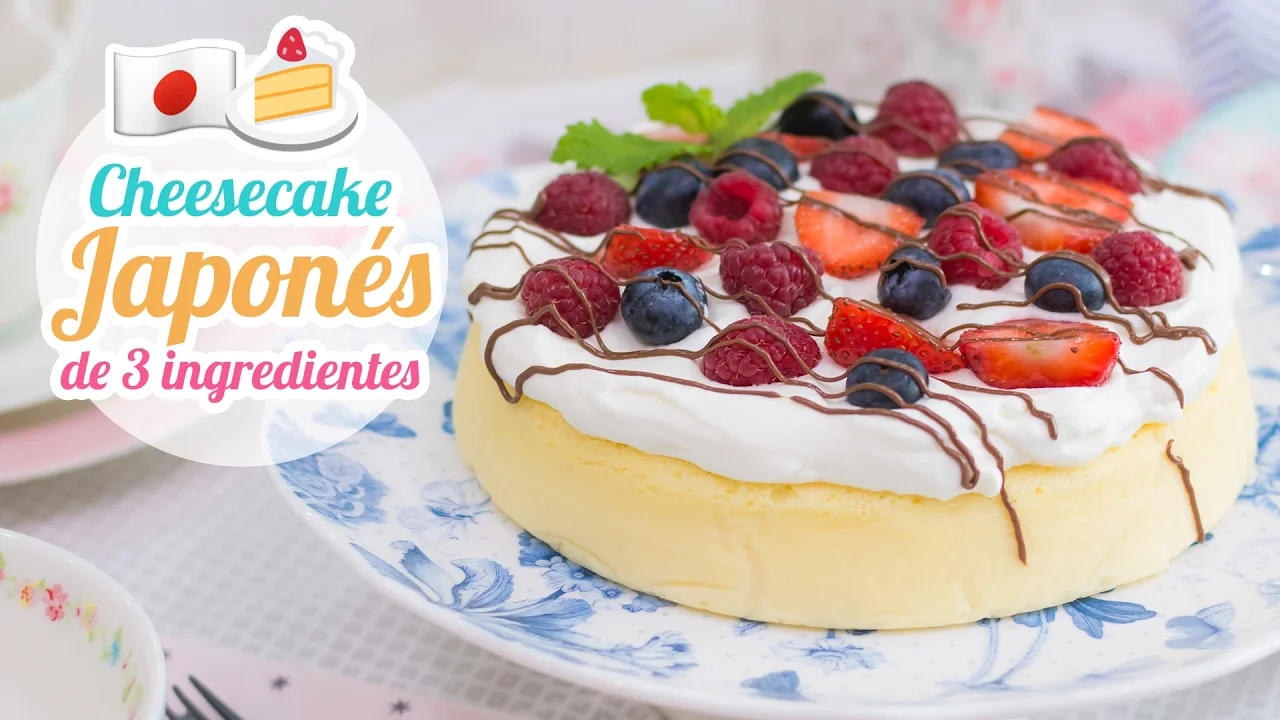 Cheesecake Japons de 3 ingredientes   Quiero Cupcakes!