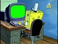 SpongeBob Typing on a Computer meme - SpongeBob SquarePants Green Screen