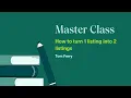 How to turn 1 listing into 2 listings