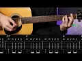 Elliott Smith - Between The Bars (Guitar lesson with TAB) | E Standard Tuning