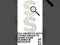 Fill objects with other objects using tiled clones in inkscape