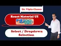 12 React Material UI Select Dropdown Dr Vipin Classes