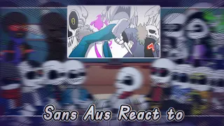 [1/4] Sans AUs react to Sp!Dust vs Killer ~Divine Comedy | Lost Paradise Regained~