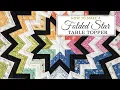 How To Make a Folded Star Table Topper Shabby Fabrics