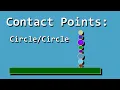 Contact Points - Let s Make a Physics Engine 16