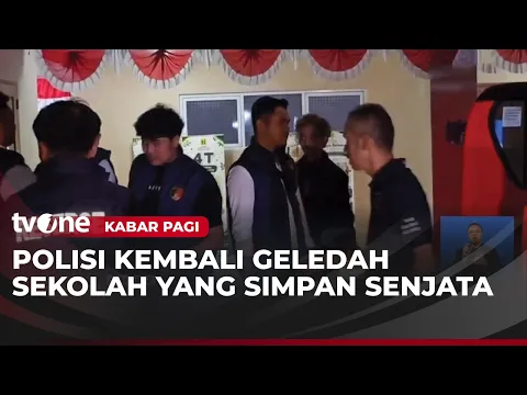 Polisi Kembali Geledah Sekolah Penyimpanan Senjata