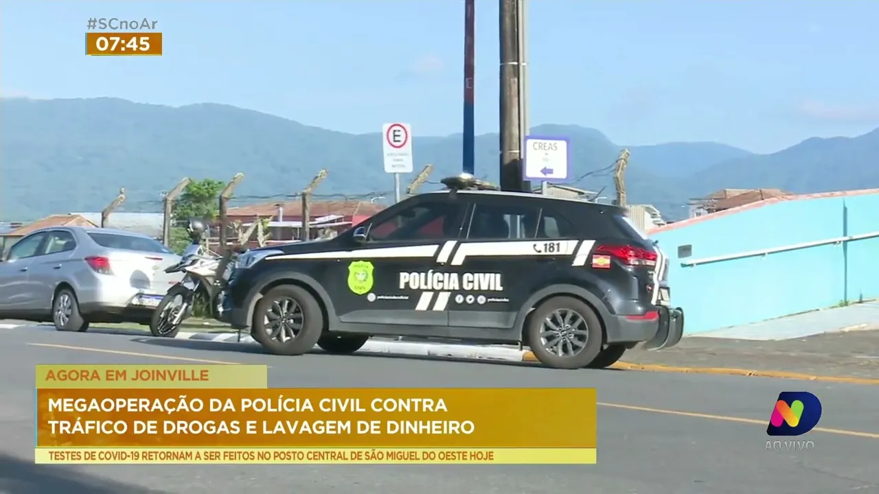 Polícia deflagra operação contra o tráfico de drogas e lavagem de dinheiro em São Francisco do Sul