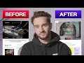 My web design process real client project