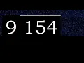 Divide 154 by 9 decimal result Division with 1 Digit Divisors How to do