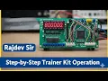 How to Use Microprocessor Trainer Kit Trainer Kit Tutorial for Beginners Practical