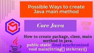 Java main method and possible changes Java Seeker