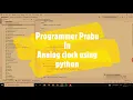 Prabu s Analog clock using python