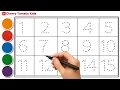 Number Tracing for Kids Learn Numbers 1 to 15 Writing Practice for Preschool