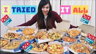 I ORDERED THE entire DOMINOS MENU