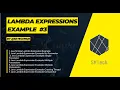 Lambda Expression Example zero single multiple parameters runnable comparator interface 3