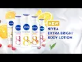 Try the NEW NIVEA Extra Bright Body Lotion!