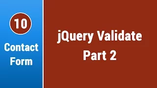 Create Contact Form in Arabic - Validate On Client Side with jQuery Part 2
