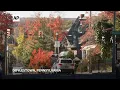 Early voters from Bucks County Pennsylvania share their thoughts on the presidential race