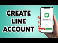 Create LINE Account 2025 LINE App Account Sign Up Registration Guide