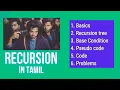 Learn Recursion from Scratch Deep concepts - Memory Management Recursion Backtracking Basic