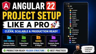 Angular 22 Project Setup Like a Pro Clean Scalable Production Ready