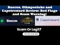 Baecox Olimpostake and Capetreward Legit or Scam Sites Review